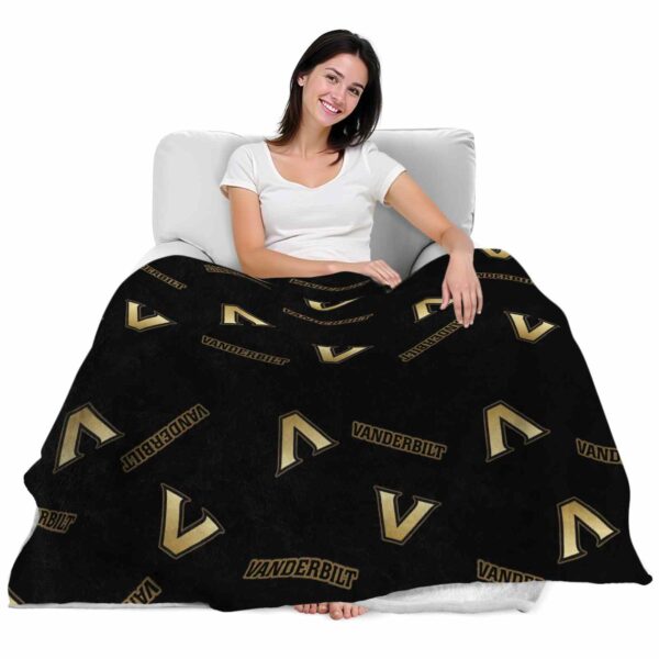 vanderbilt commodores diehard fans black blanket latest model