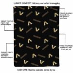 vanderbilt commodores diehard fans black blanket new arrival