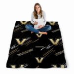 vanderbilt commodores fan spirit black blanket best selling