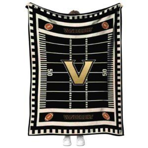 vanderbilt commodores football field black blanket best selling