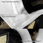 vanderbilt commodores grunge texture black blanket best selling