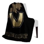 vanderbilt commodores grunge texture black blanket best selling