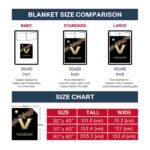 vanderbilt commodores grunge texture black blanket best selling