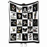 vanderbilt commodores mickey minnie black white blanket best selling
