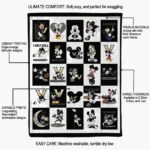 vanderbilt commodores mickey minnie black white blanket new arrival