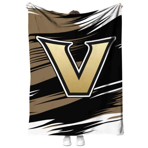 vanderbilt commodores paint streaks black white blanket best selling