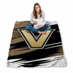 vanderbilt commodores paint streaks black white blanket best selling