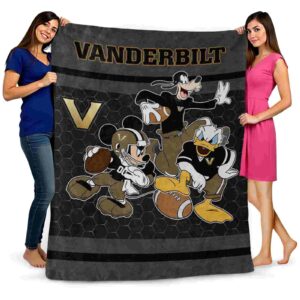vanderbilt commodores three musketeers black blanket fashion forward