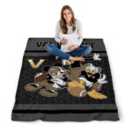 vanderbilt commodores three musketeers black blanket high quality