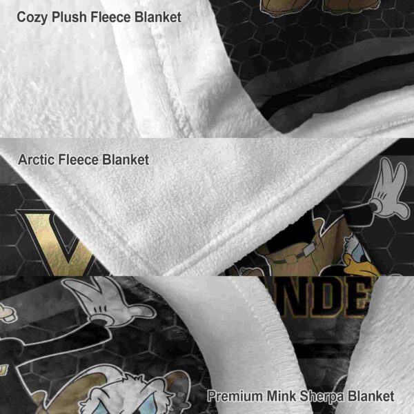 vanderbilt commodores three musketeers black blanket premium grade