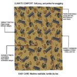 vegas golden knights diehard fans tan blanket best selling