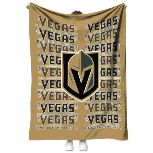 vegas golden knights fan pride tan blanket best selling