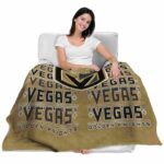vegas golden knights fan pride tan blanket best selling