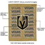vegas golden knights fan pride tan blanket best selling