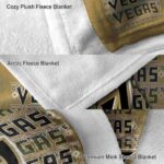vegas golden knights fan pride tan blanket best selling