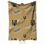 vegas golden knights fan spirit tan blanket best selling