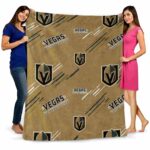 vegas golden knights fan spirit tan blanket best selling
