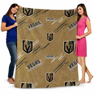vegas golden knights fan spirit tan blanket fashion forward