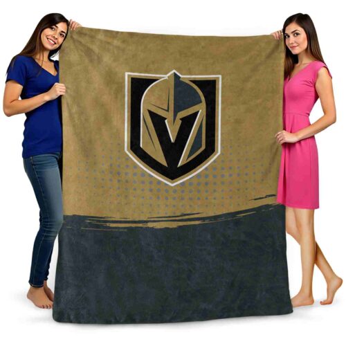 vegas golden knights gradient dots tan blanket fashion forward