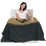 vegas golden knights gradient dots tan blanket best selling