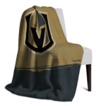 vegas golden knights gradient dots tan blanket best selling