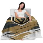 vegas golden knights paint streaks tan white blanket best selling