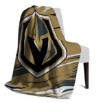 vegas golden knights paint streaks tan white blanket best selling