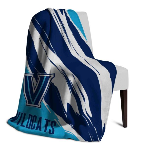 villanova wildcats brushstrokes navy white blanket top rated