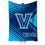 villanova wildcats diagonal stripes navy blanket best selling