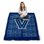villanova wildcats fan pride navy blanket high quality