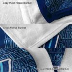 villanova wildcats fan pride navy blanket premium grade