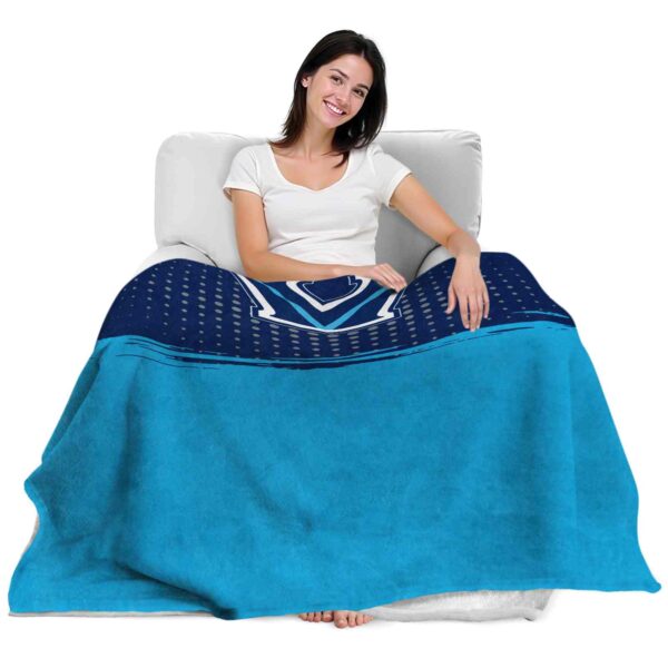 villanova wildcats gradient dots navy blanket latest model
