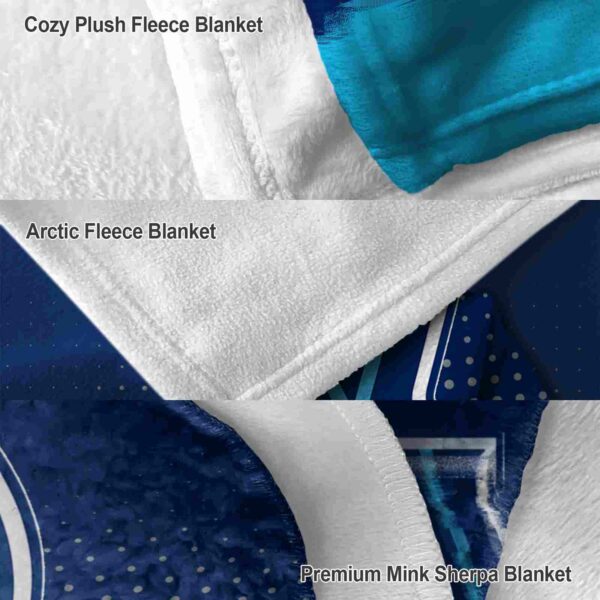 villanova wildcats gradient dots navy blanket premium grade