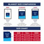 villanova wildcats gradient dots navy blanket trendy