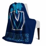 villanova wildcats grunge texture navy blanket best selling