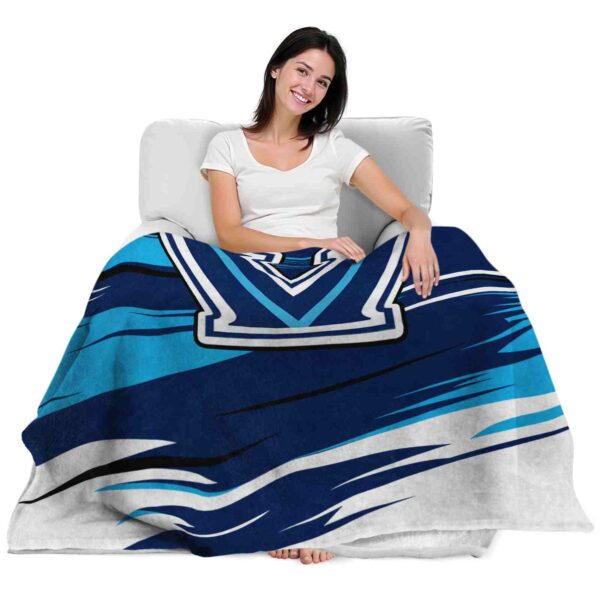 villanova wildcats paint streaks navy white blanket latest model
