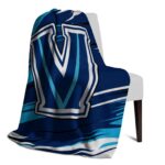 villanova wildcats paint streaks navy white blanket top rated