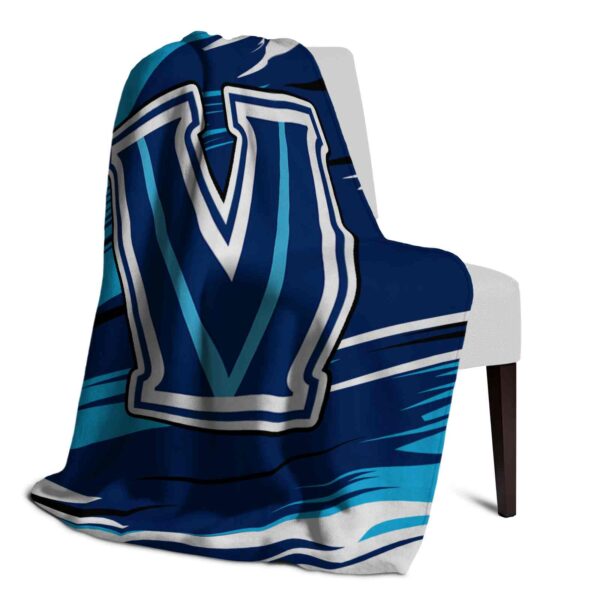 villanova wildcats paint streaks navy white blanket top rated