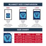 villanova wildcats splatter effect navy blanket best selling