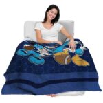 villanova wildcats three musketeers navy blanket best selling