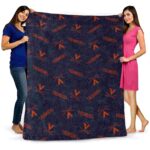 virginia cavaliers diehard fans blue blanket best selling
