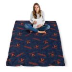 virginia cavaliers diehard fans blue blanket best selling