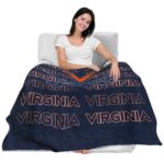 virginia cavaliers fan pride blue blanket best selling
