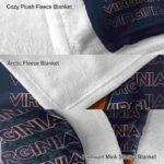 virginia cavaliers fan pride blue blanket best selling