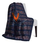 virginia cavaliers fan pride blue blanket best selling