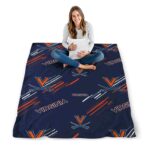virginia cavaliers fan spirit blue blanket best selling