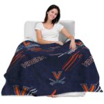 virginia cavaliers fan spirit blue blanket best selling