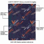 virginia cavaliers fan spirit blue blanket best selling