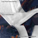 virginia cavaliers fan spirit blue blanket best selling