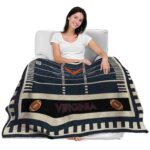 virginia cavaliers football field blue blanket best selling